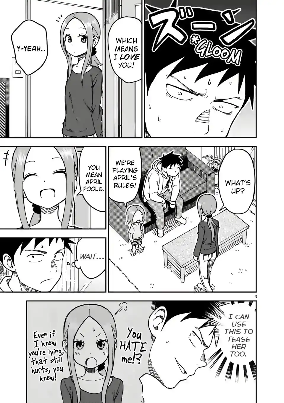 Karakai Jouzu no (Moto) Takagi-san Chapter 130 3